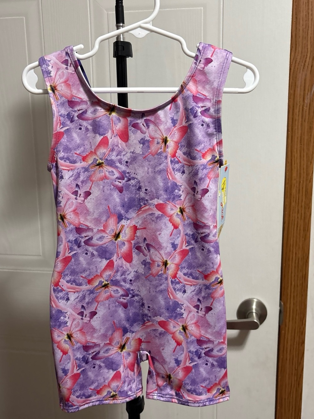 Cat & Jack Purple and Pink Butterfly One-Piece Bodysuit